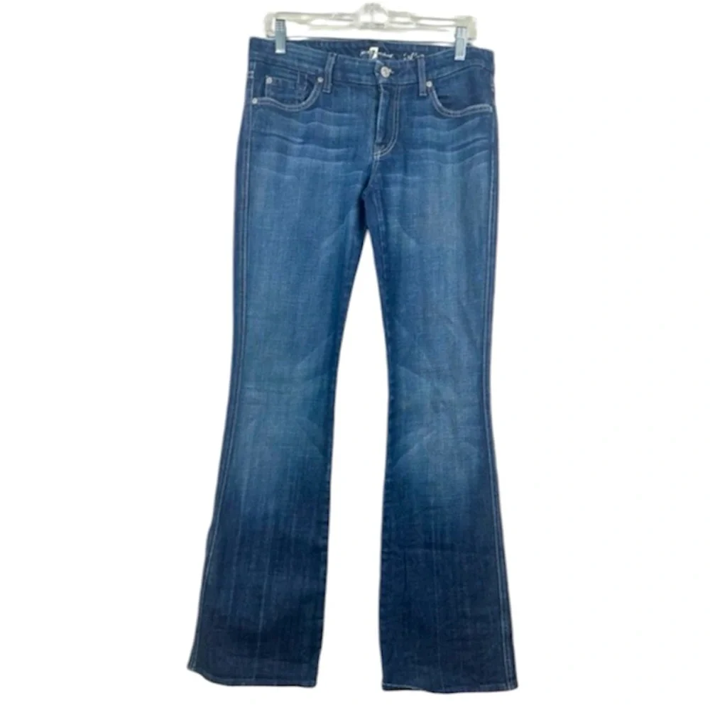 7 for All Mankind A Pocket Medium Wash Bootcut Flare Jeans Size 29